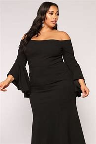 Image result for Fashion Nova Plus Size Black Dress