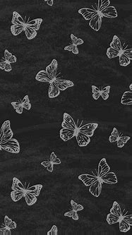 Image result for Aesthetic Butterfly Wallpaper Black and White