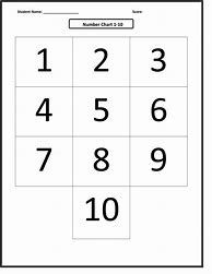 Image result for Find the Numbers 1-10