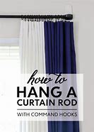 Image result for How to Hang Curtain Rods