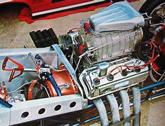 Image result for Vintage Blown Funny Car Engine