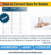 Image result for Baby Clothes Sizes
