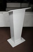 Image result for White Podium Stand