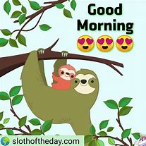 Image result for Good Morning Sloth Clip Art