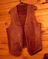 Image result for Leather American Vest