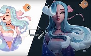 Image result for 2D and 3D Drawings