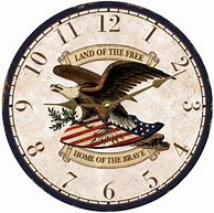 Image result for Patriotic Wall Clock