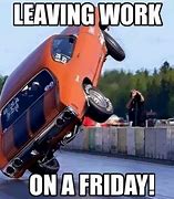 Image result for Car Leaving Work Friday Meme