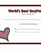 Image result for Best Boyfriend Certificate