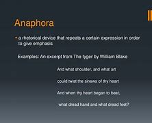Image result for Anaphora Simple Example