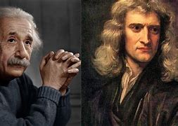 Image result for Isaac Newton and Albert Einstein