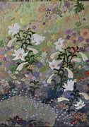 Image result for Lily Art Quilt Wall Hanging