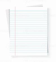 Image result for Blank Sheet of Notebook Paper