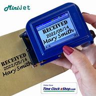 Image result for Time Stamp Machine with Company Name Plate
