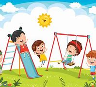 Image result for Clip Art of Children Playing Outside