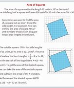 Image result for Area of a 2 Inch Square