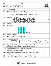 Image result for Year 2 Mental Maths Starters