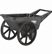 Image result for 8 Cubic Feet Plastic Wheelbarrow One Wheel