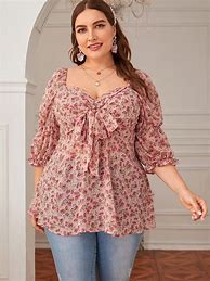 Image result for Plus Size Blouse Patterns