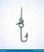 Image result for Ink Drawing Fish On a Hook
