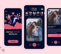 Image result for Dating App Interface