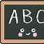 Image result for Chalkboard ABC 123 Clip Art