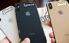 Image result for iphone xs max gold vs silver
