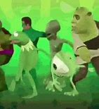 Image result for Shrek Hugging Kid Filter Meme