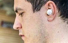 Image result for Wearing White Galaxy Buds