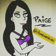 Image result for WWE Paige Cartoon