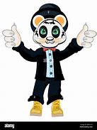 Image result for Animated Panda with Coat Suit
