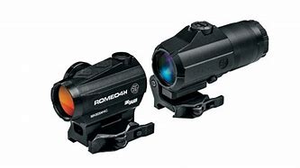 Image result for Mid Length Classic AR-15 Red Dot and Magnifier