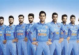 Image result for Cricket Blue Feild with Players