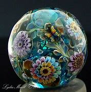 Image result for Lampwork Flower Focal Beads