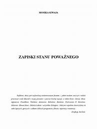 Image result for co_oznacza_zapiski_stanu_poważnego