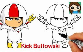 Image result for How to Draw Kick Buttowski
