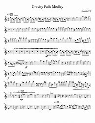 Image result for Super Easy Gravity Falls Flute Sheet Music