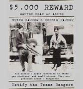 Image result for Real Bonnie and Clyde Wanted Poster