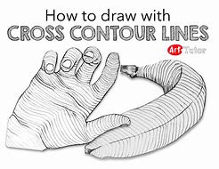Image result for Cross Contour Lines in Art