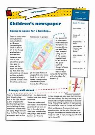 Image result for Creative Newspaper Cover for Kids