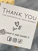 Image result for Thank You for Supporting My Small Business Pink Postcard