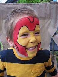 Image result for Face Painting Ideas Iron Man