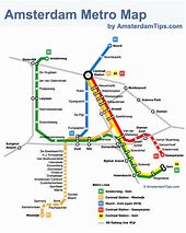 Image result for Amsterdam Metro Map