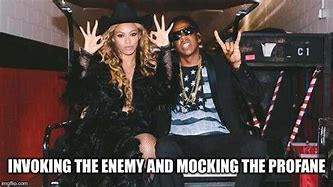 Image result for Jay-Z Beyoncé Fromt Row Meme