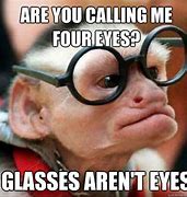 Image result for 4 Eyes Glasses Meme