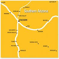 Image result for Southern Arizona Cities Map
