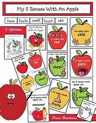 Image result for Apple 5 Senses Preschool Inge's