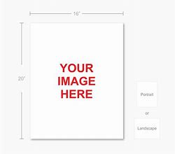 Image result for 16X20 Poster Size
