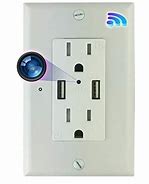 Image result for Wall Outlet Spy Camera