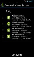Image result for Android 12 Download Manager